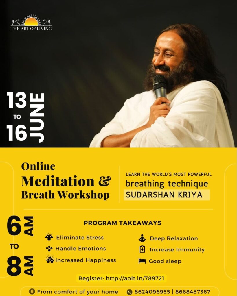 Online Meditation and Breath Workshop