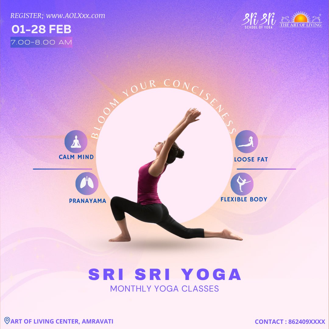 Sri Sri Yoga Monthly Classes