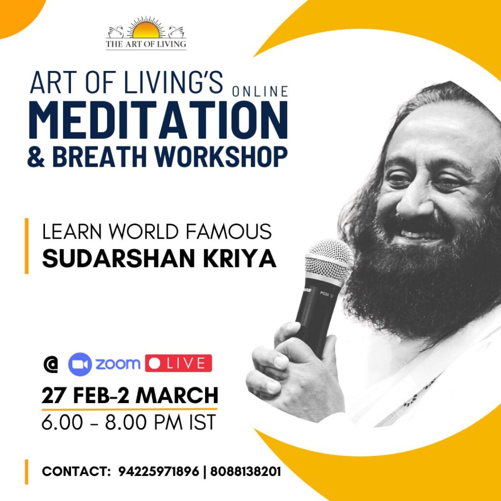 Online Meditation and Breath Workshop