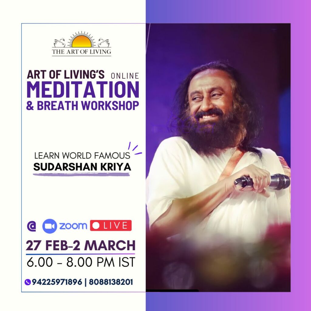 Online Meditation and Breath Workshop